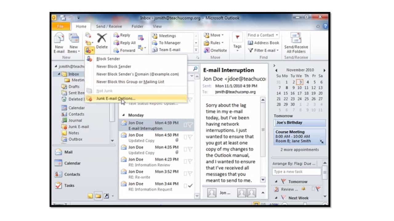 spam filter for outlook 2016 mac